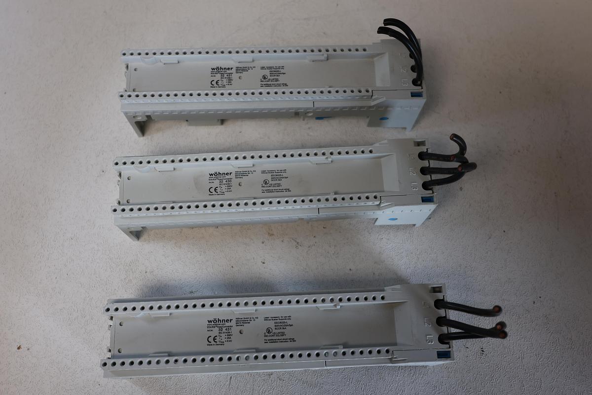 Used  Wohner EQUES easy connector 32 430 busbar 690V
