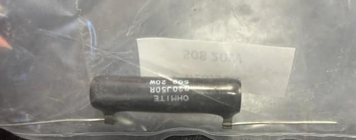 Used Ohmite B20J50R Wirewound Resistors - Through Hole 20watt 50ohm 5% Axial - GHA-156-C0