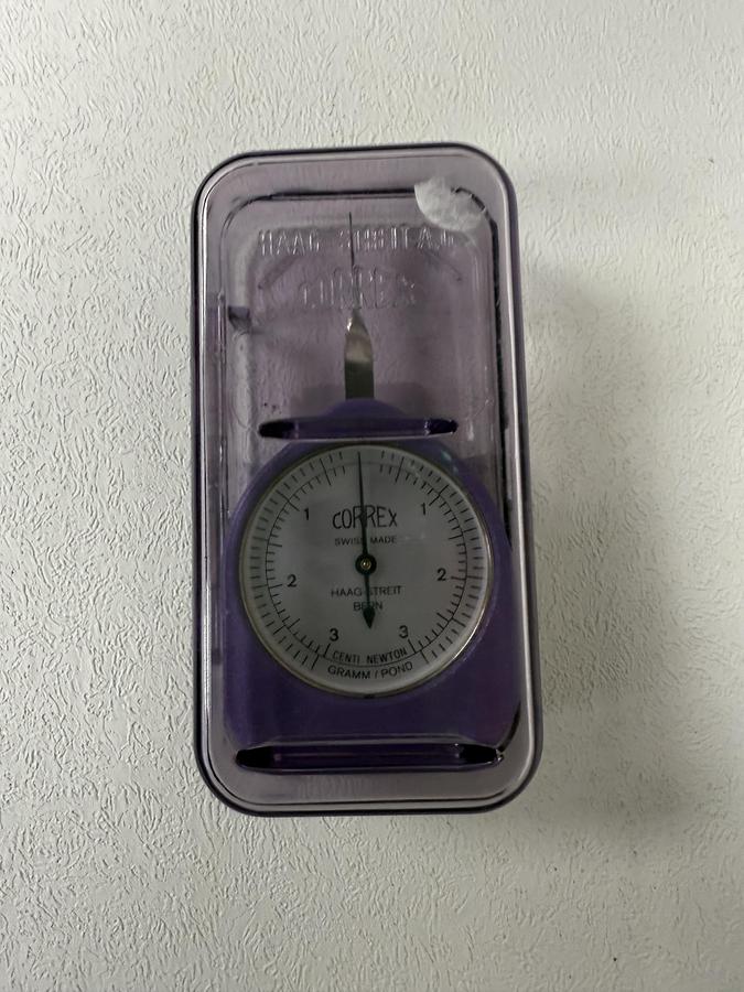 Used Swiss Made Correx 3g Tension/Compression Gauge Haag-Streit GHC-27