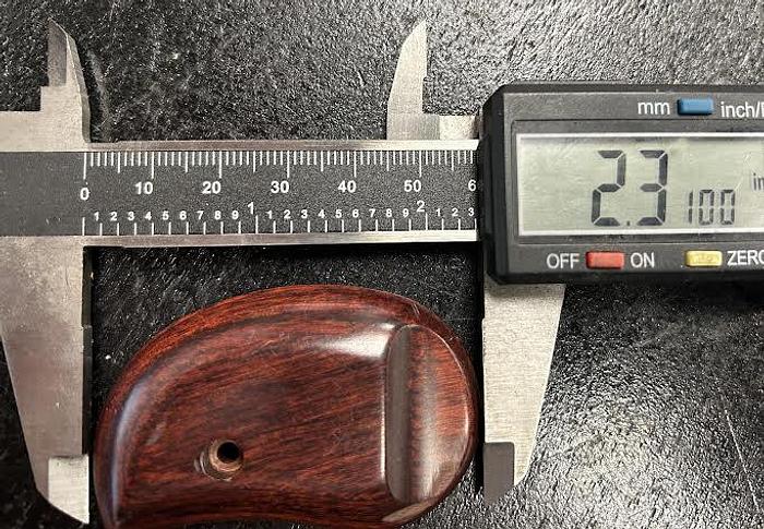 Used Cobra Arms Custom Grips -Rosewood, Large with Thumb Edge - GHC-11