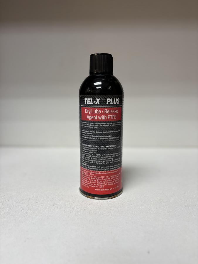 Used TEL-X Plus Dry Lubricant and Release Agent with PTFE 10.5oz GHA-7