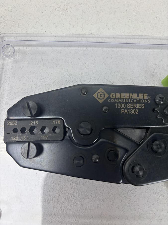 Used Greenland 1300 Series  PA1302 Crimpers "New" Still In Package. GHC-29