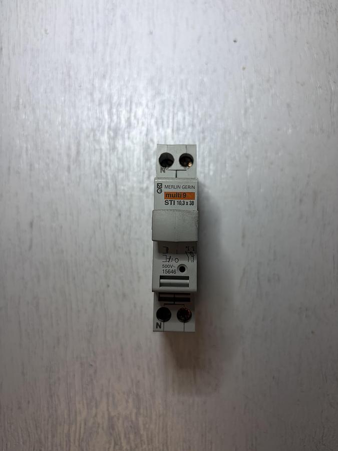 Used Merlin Gerin Multi 9 STI 10.3x38 Pole Circuit Breaker GHA-178