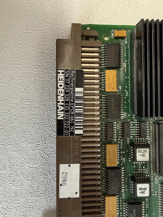 Used HEIDENHAIN PHILLIPS CNC CPU Module EPC8-66-2-128 SN:37229328 GHC-39