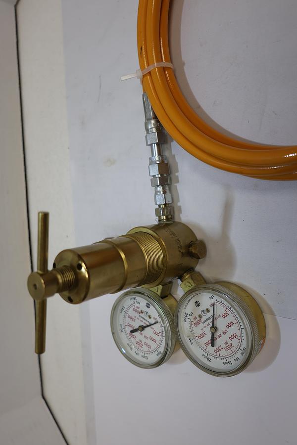 Used Victor SR4J High Pressure Nitrogen Charging Regulator Kit 10' Hose DADCO SV-3G