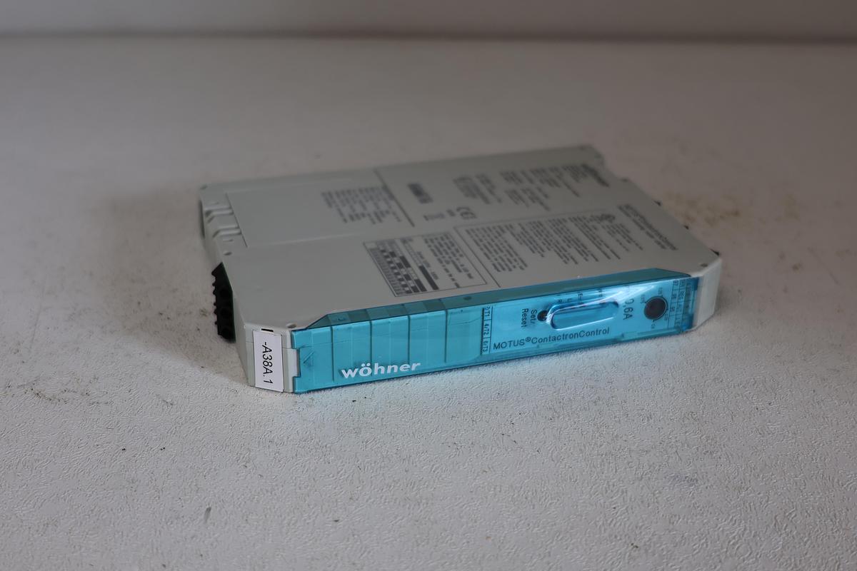 Used Wohner MOTUS Contactron Control 0,6A – Hybrid Motor Starter 36109  GHA-54