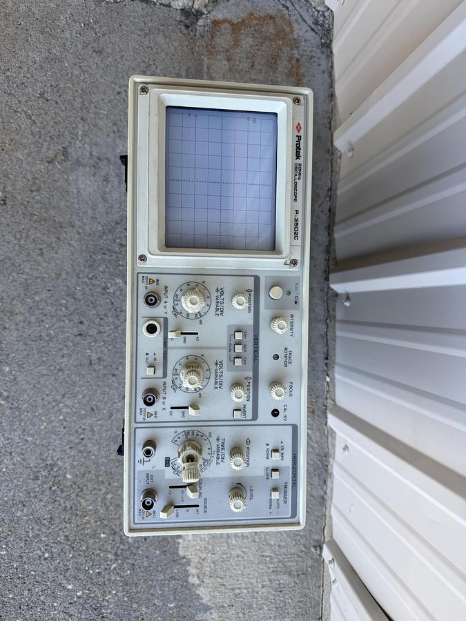 Used Protek Oscilloscope P-3502C 20 MHz POWER TESTED ONLY GHA-47