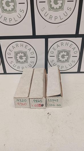 Used Lot of 7 Regal Go No Go Gages .9320-1.1210 GH506