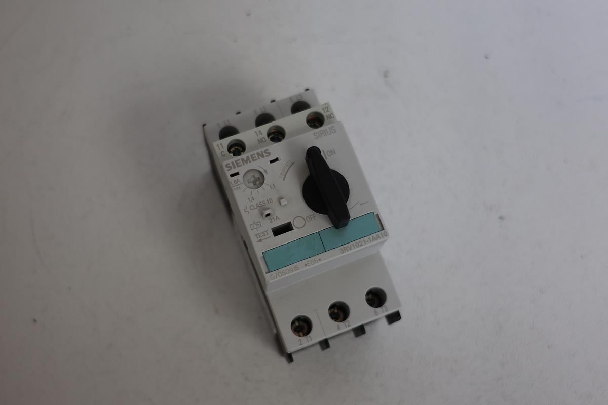Used Siemens 3RV1021-1AA10 Motor Protection Circuit Breaker GHA-160