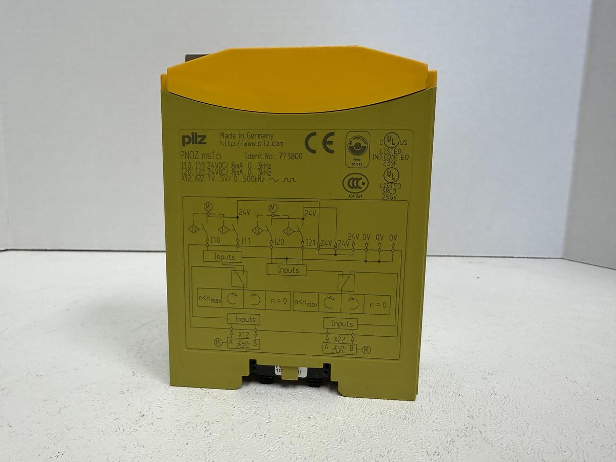 Used PILZ PNOZ MS1P 773800 Safety Relay Module – 24VDC, PNOZmulti Expansion Module GHC-38