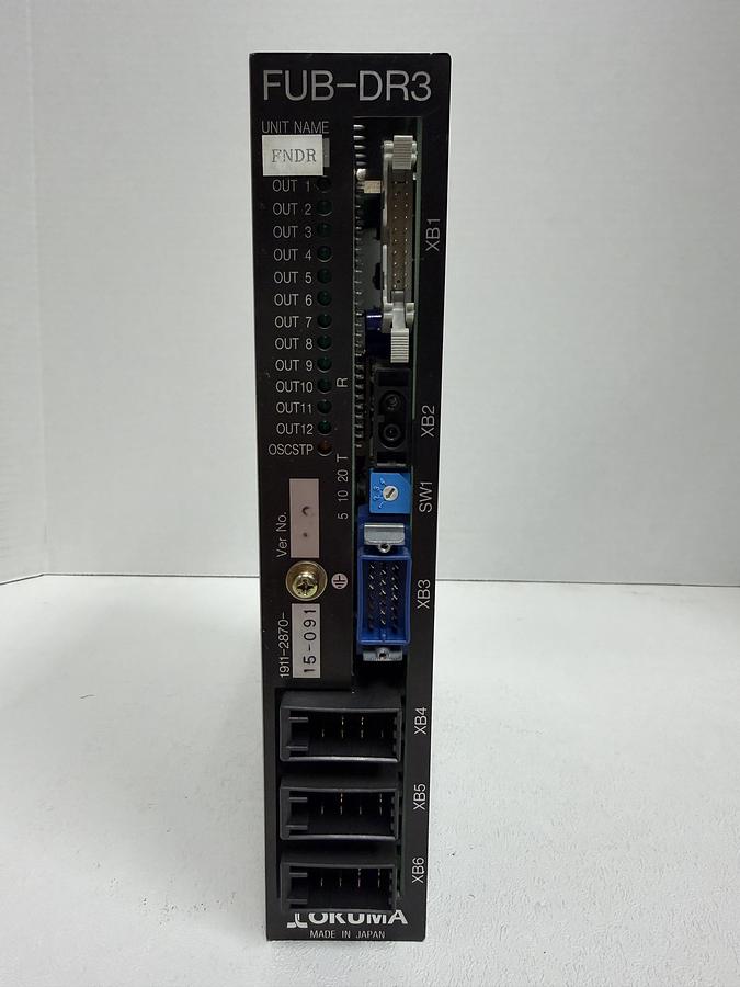 Used Okuma FUB-DR3 1911-2870-15-091 Servo Control Board GHA-37 
