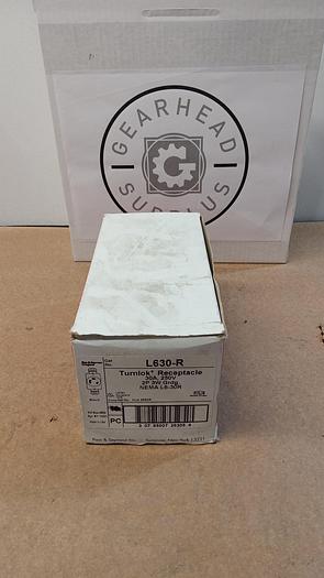 Used Lot of 10 Pass & Seymour Legrand L630-R Turnlock Receptacle 30A 250V 2P 3W GH501