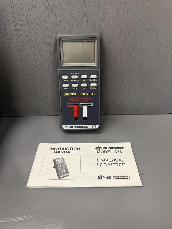 Used BK Precision 878 Universal LCR Meter GHC-43