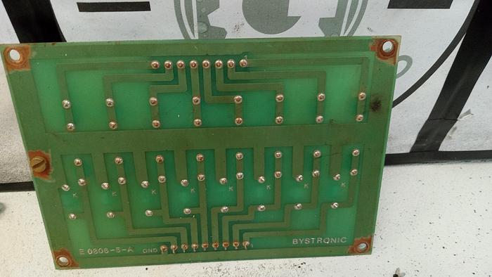 Used Bystronic E0806-5-A 9pin-8fuse-Fusecard - GHA-37