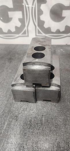 Used ABBOTT KTT12S ALUMINUM SERRATED SOFT JAWS (set of 3)- GHA-30