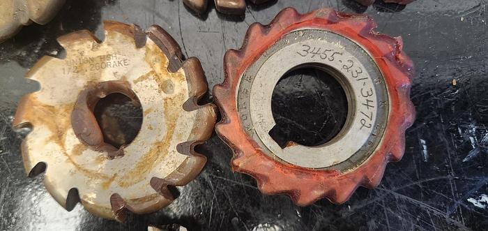 Used Lot of 9 Assorted Milling cutters 2-1/5"-3" Diam - GHB-49