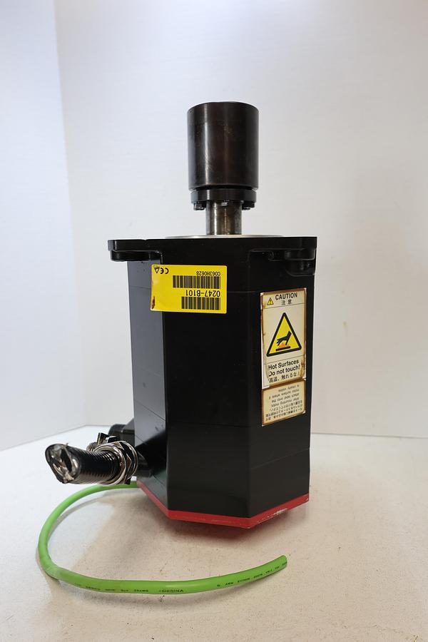 Used Fanuc A06B-0247-B101 αiF 22/3000 AC Servo Motor w/ Pulse Coder Used