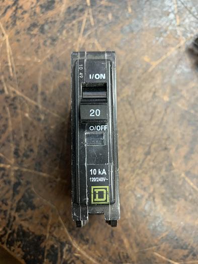 Used 3 Pack Square D 20Amp Circuit Breakers GHA-56