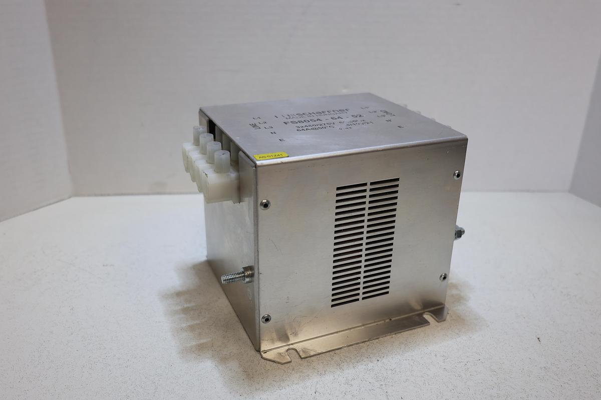 Used Schaffner FS8054-64-52 EMI/RFI Line Filter 64A 3x480/275V 50/60Hz Used