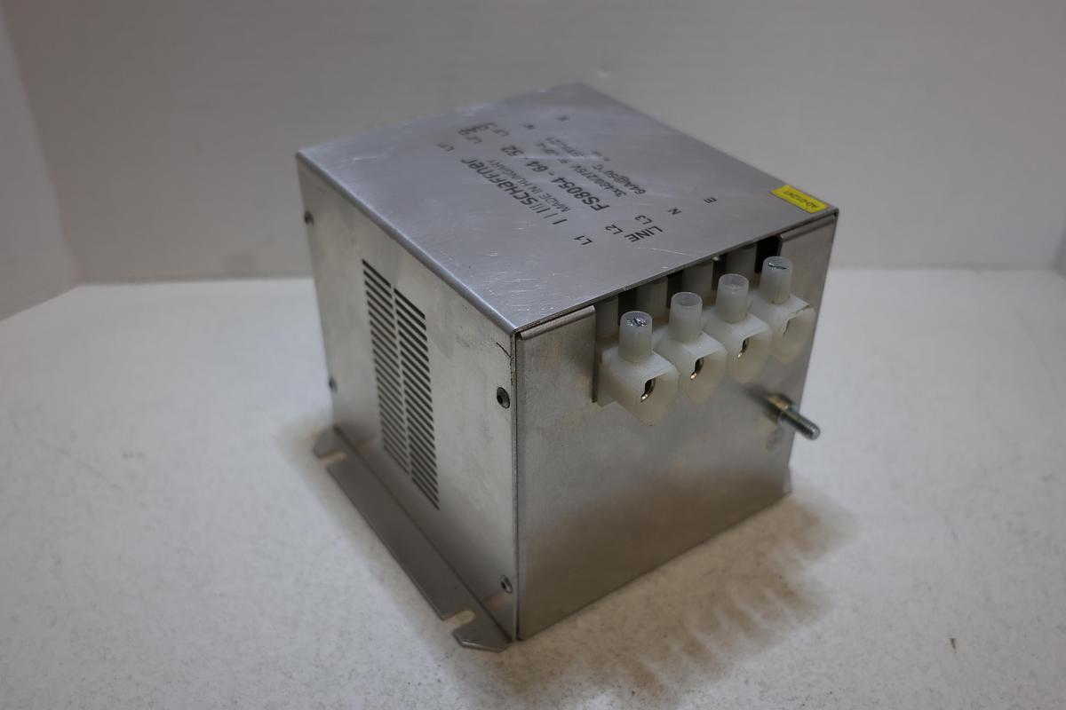 Used Schaffner FS8054-64-52 EMI/RFI Line Filter 64A 3x480/275V 50/60Hz Used