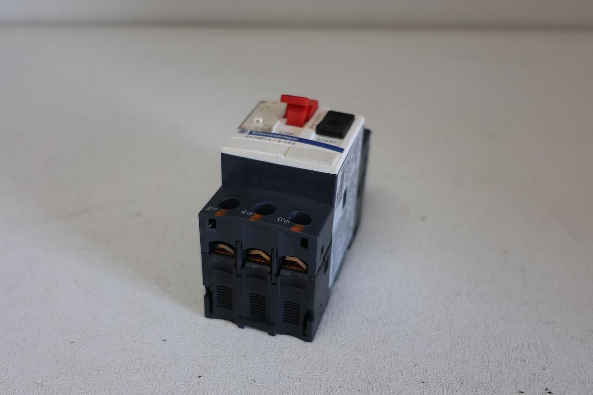 Used Telemecanique GV2ME14 Manual Motor Starter / Circuit Breaker – 6–10A Adjustable GHC-16