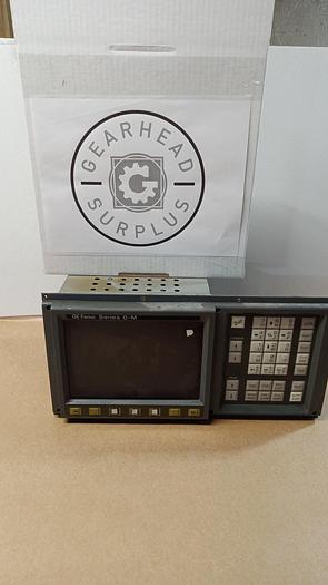Used GE Fanuc Series O-M A61L-0001-0093 Display Module W/ N860-3117-T010 Keyboard GH502