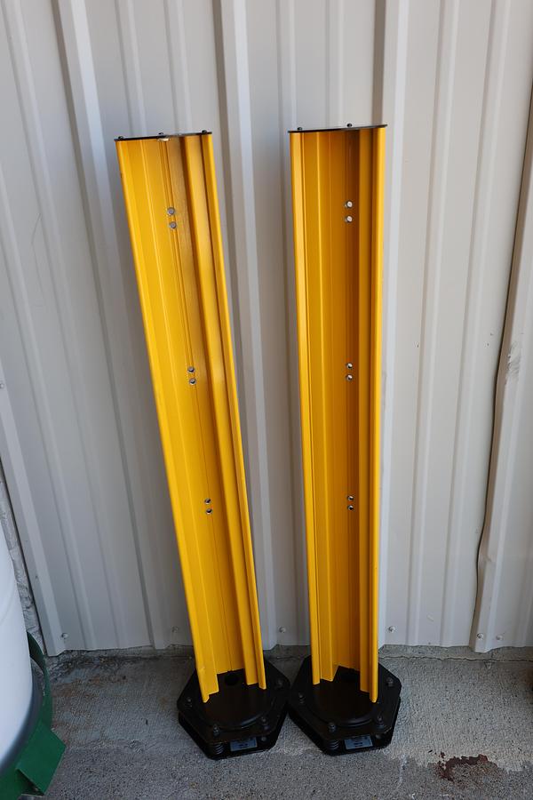 Used REER EOS4E/EOS4R 2B AH Safety System w/ PEI Retractable Curtains & Posts