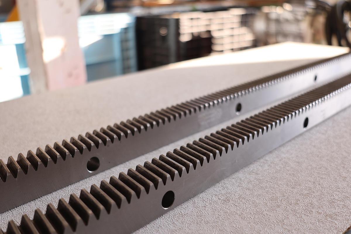 Used Molinati SRL CNC Precision Gear Rack Pair 35.5" P/N 23843836 Used