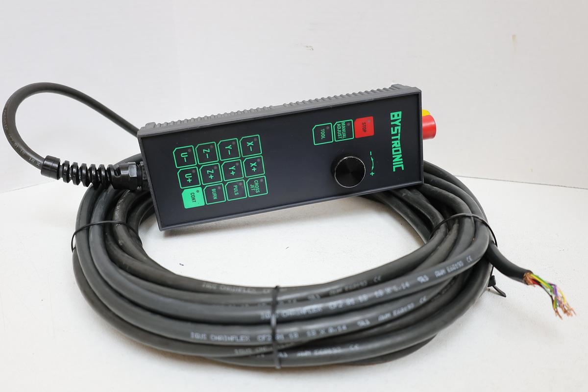 Used BYSTRONIC BYSTAR MPG Hand Jog Pendant With Cable -GHB-3