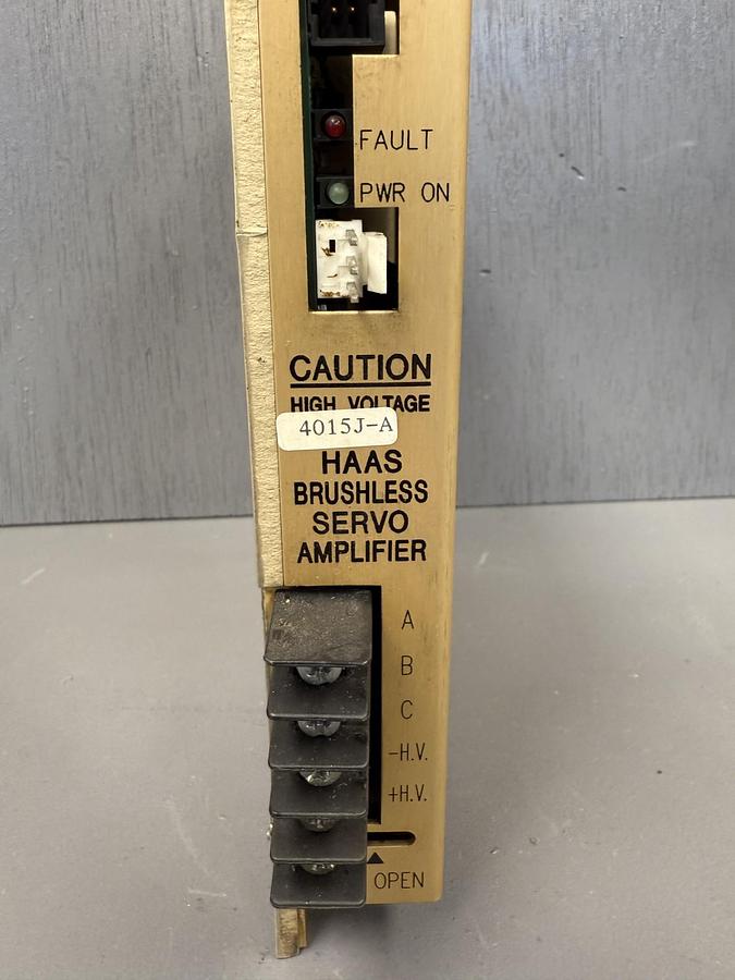 Used HAAS Brushless Servo Amplifier 4015J-A GHA-17