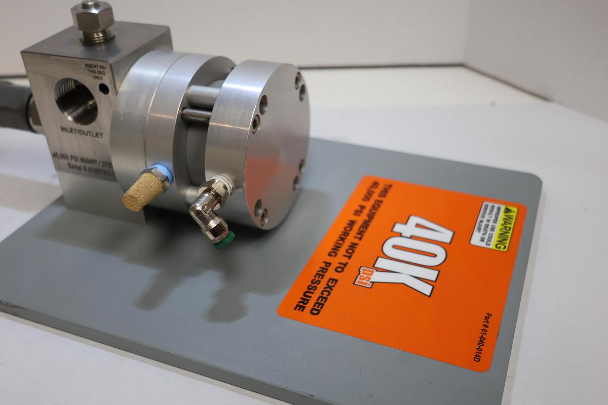 Fabco-Air PSR6-0.500-HL High Pressure Pneumatic Actuator 40,000 PSI MAWP New