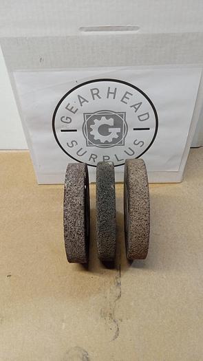 Lot of 3 Grinding Wheels 6"x1"x5/8" GH504