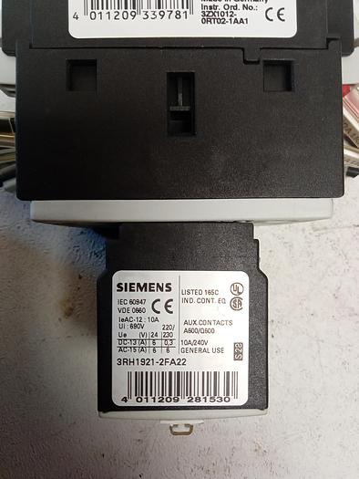 Used SIEMENS 3RT1024-3A Contactor 24V Coil 3RH1921-2FA22 GH118