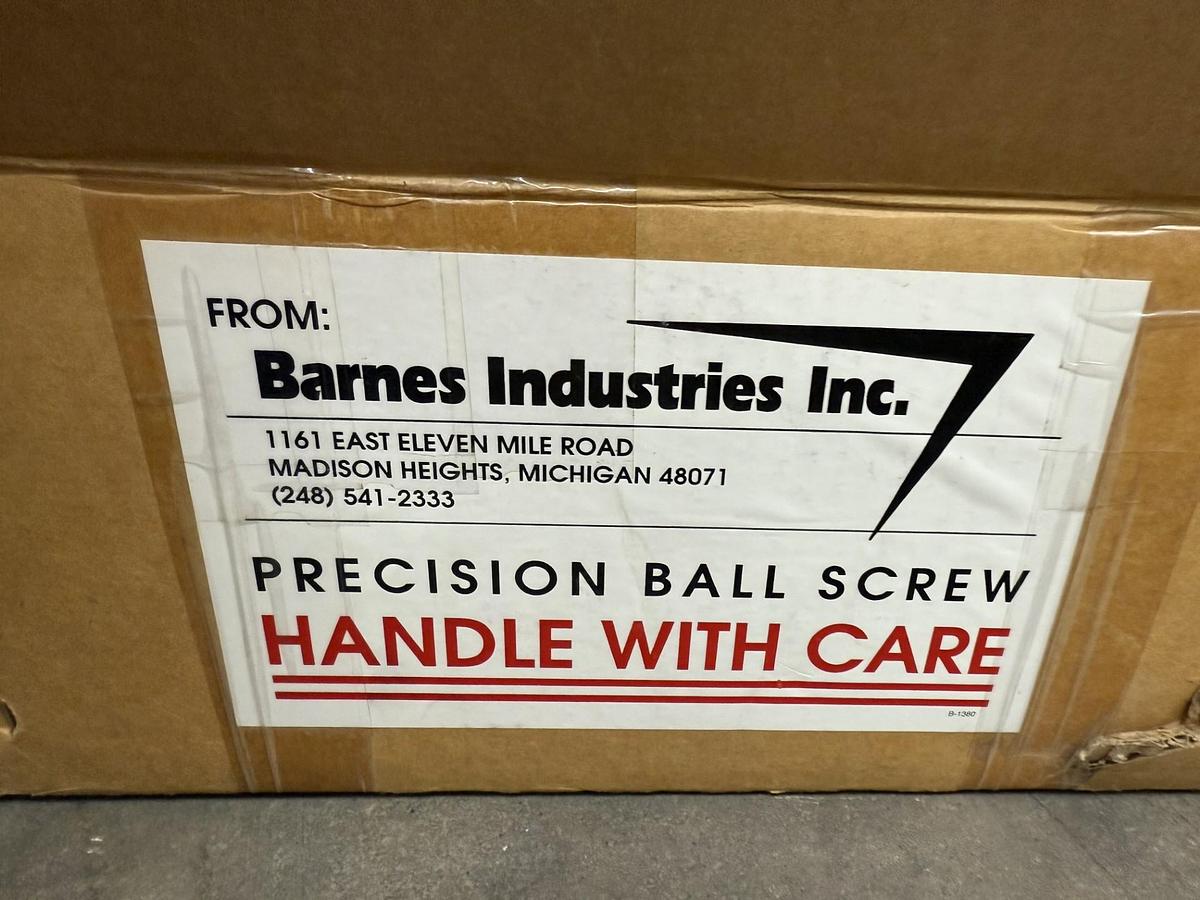Used Barnes Intl NSK Y-Axis Ball Screw 1.259"x34" Z211A3206726 for Makino SNC64