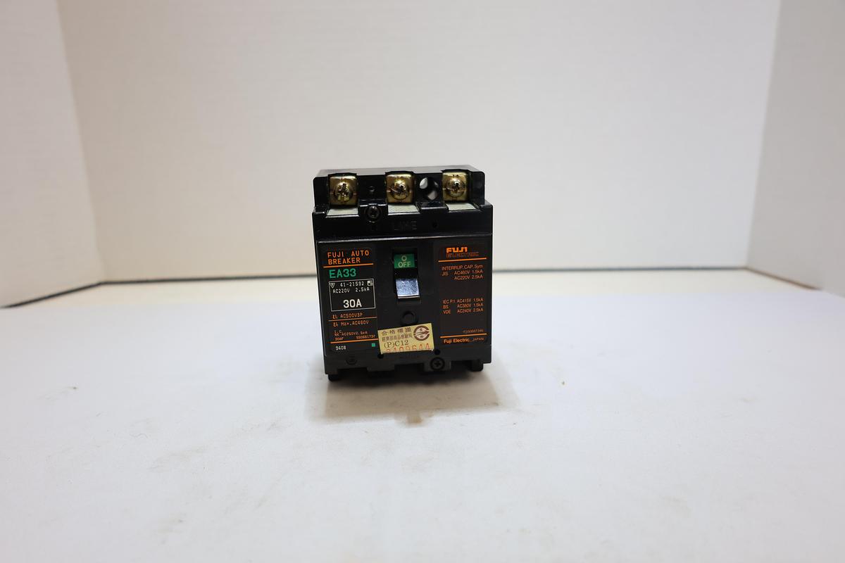 Used Fuji Auto Breaker EA33 30A 3 POLE GHA-157-C3
