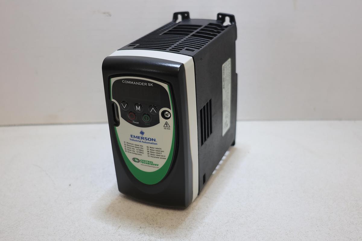 Used Emerson SKA1200025 Commander SK 0.25kW 1/3HP AC Drive VFD 240V