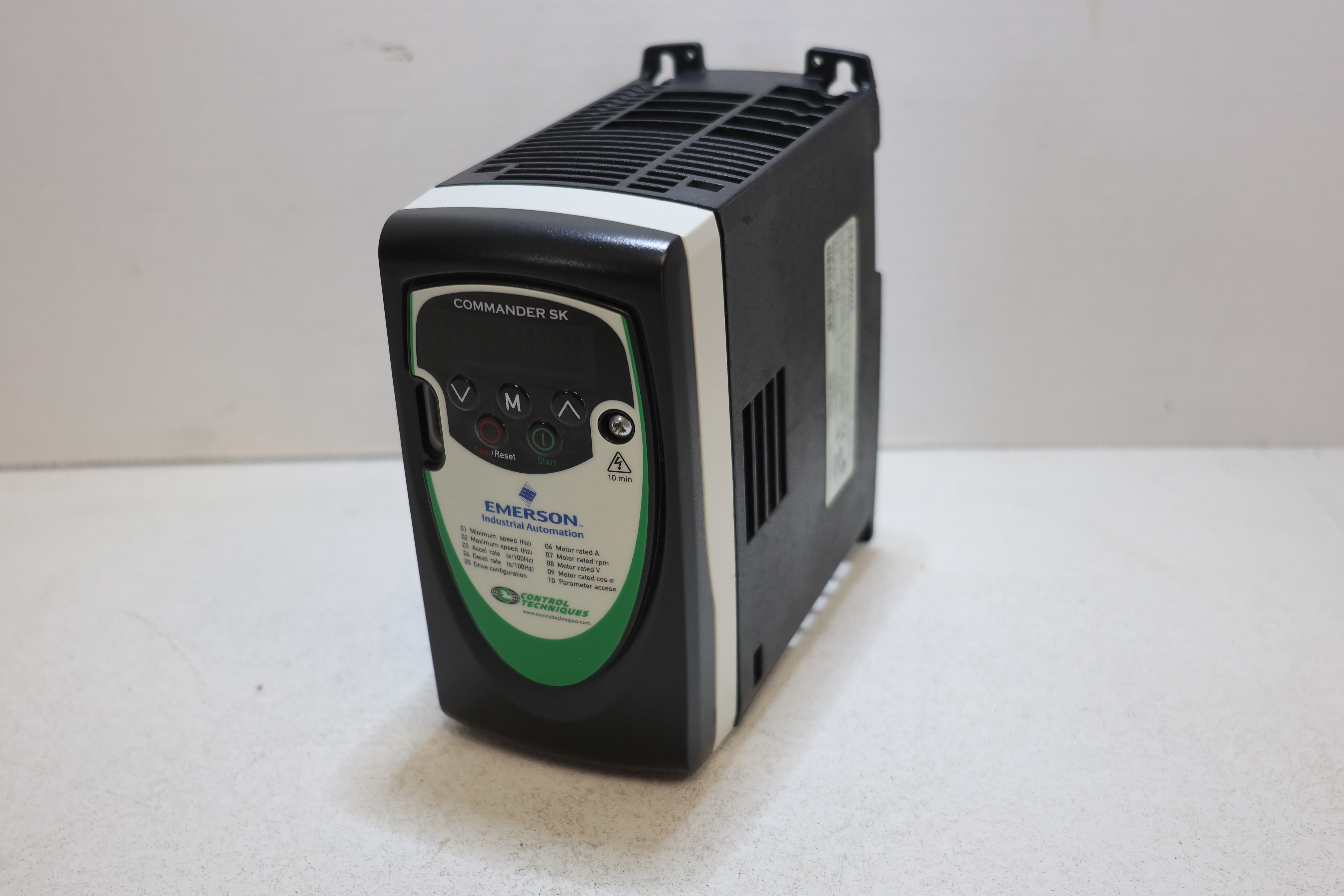 Used Emerson SKA1200025 Commander SK 0.25kW 1/3HP AC Drive VFD 240V