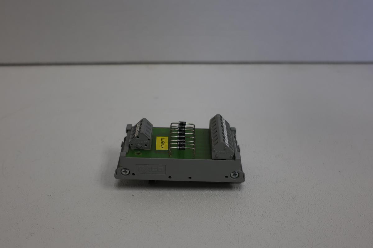 Used WAGO 289-120 Diode Module DIN Rail Mount – 8x 1N4007 – Cage Clamp – Tested Working GHA-185
