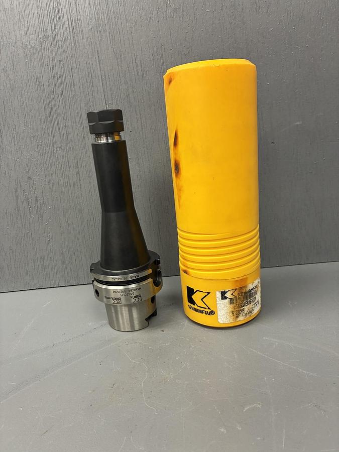 Used Kennametal HSK63AER16160M Precision Tool Holder - HSK63A ER16 Collet Chuck - 160mm GHC-17