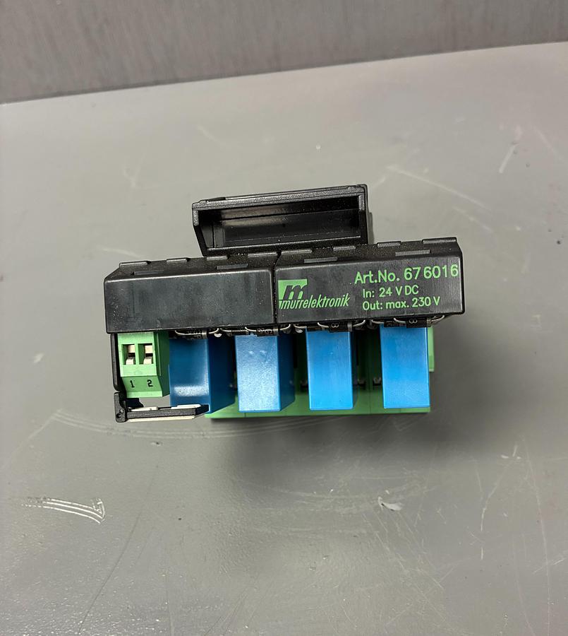 Used Murr Elektronik 676016 Module 24VDC OUT MAX: 230 V GHC-37