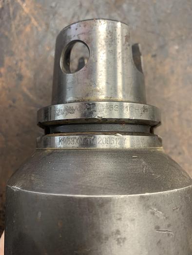 Used Kennametal KM63 Boring Bar Adapter 2" ID KM63XMZBA200512Y GHA-