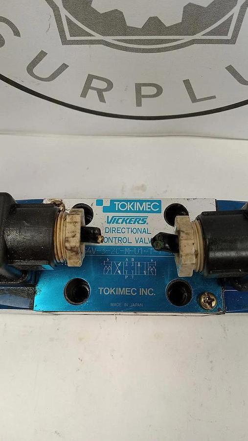 Used Tokimec Vickers DG4V-3-2C-M-U1-T-7-50 Directional Control Valve GHA-29