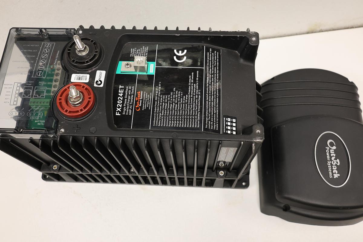 Used Outback Power Grid-Hybrid FX-2024ET Renewable Energy System GHA-5