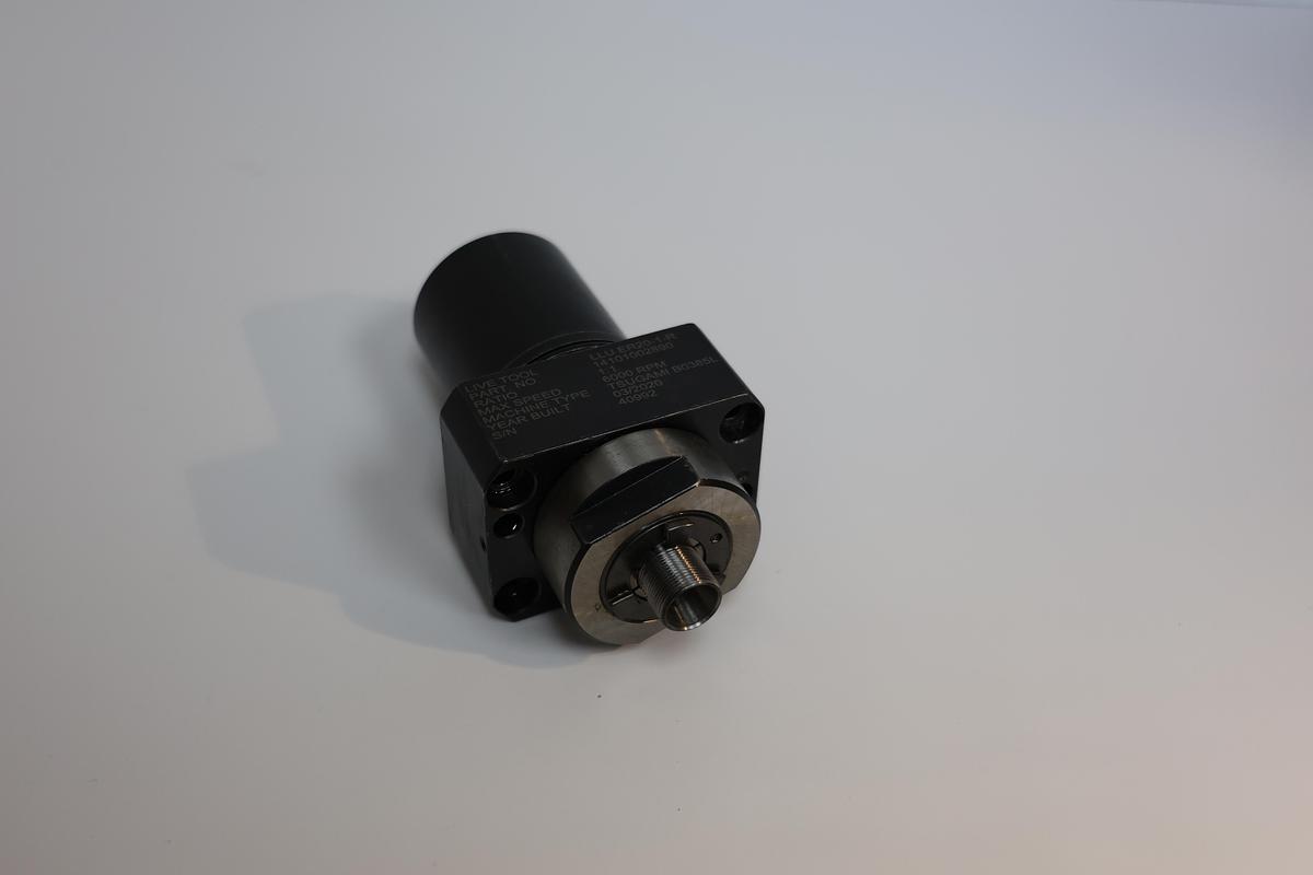 Used Tsugami Live Tool Holder – P/N LLU-ER20-1-R – W/ ER20 Collet GHA-188