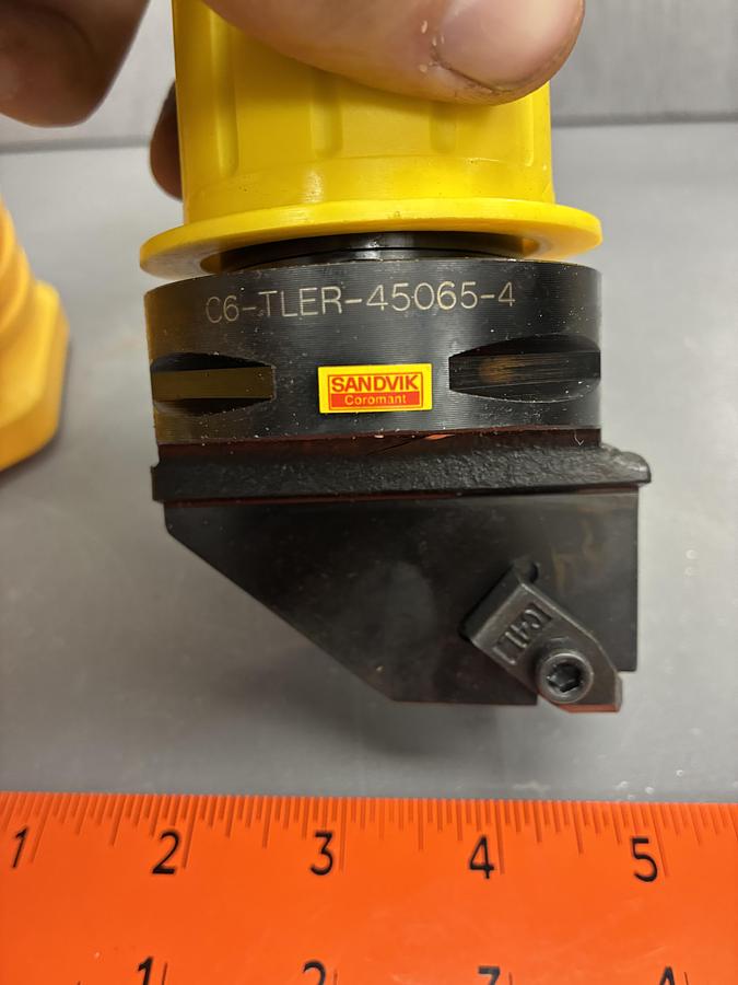 Used Sandvik Coromant C6-TLER-45065-4 Turning Tool Holder – Capto® C6 Modular GHC-9