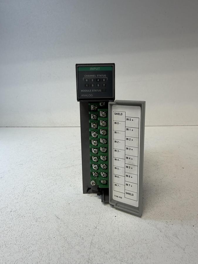 Used Allen Bradley 1746-NI8 SLC 500 Analog Input Module PLC GHA-179
