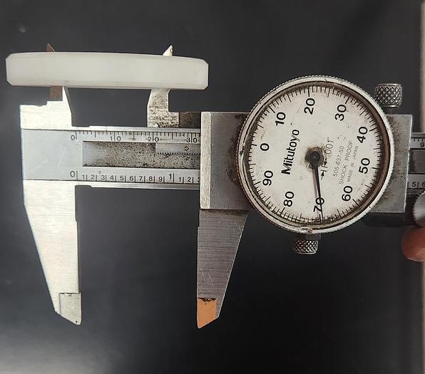 Used Nylon Spacers (lot of 22) - 1.370" ID, 2" OD, .385 THK - GHA-132