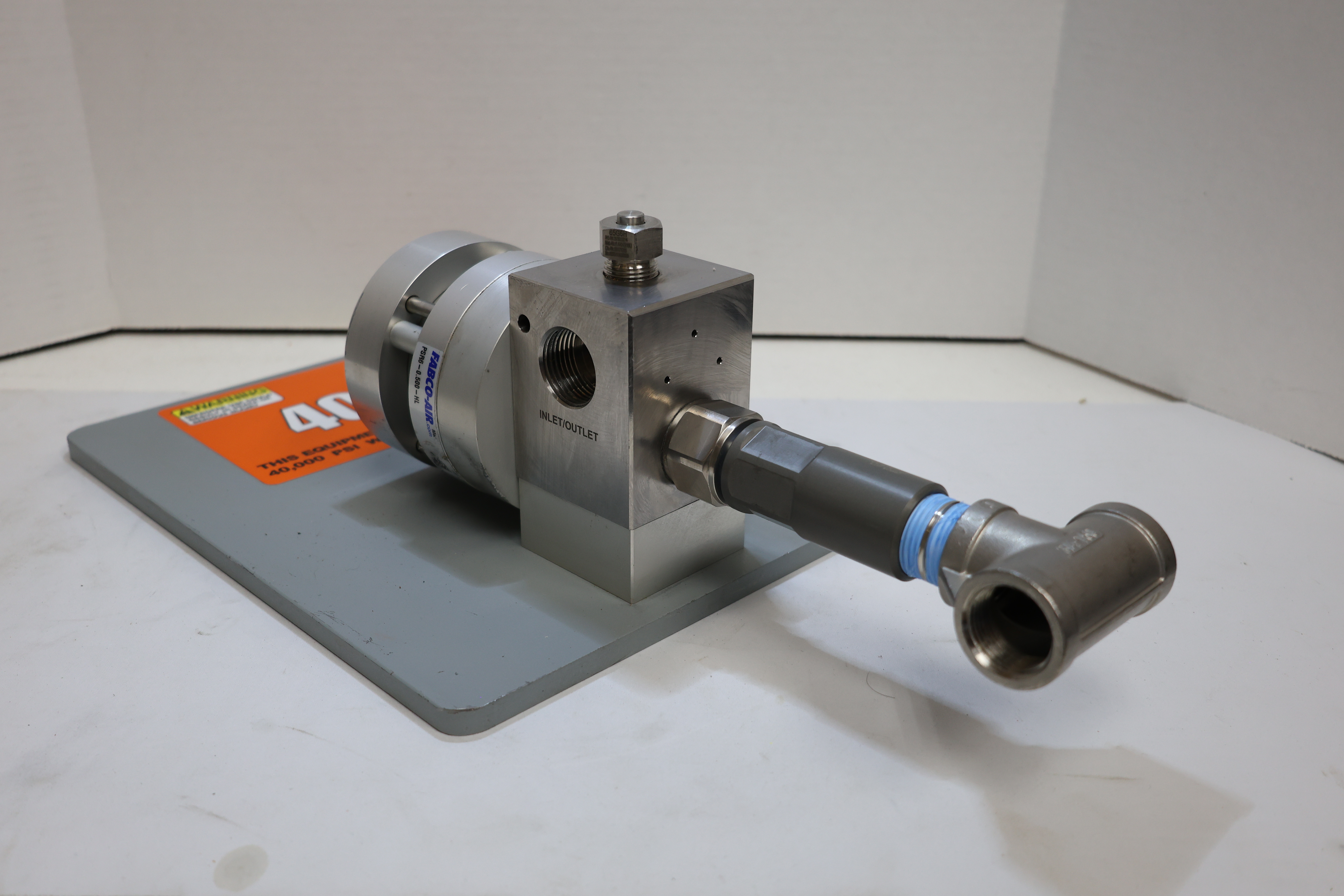 Fabco-Air PSR6-0.500-HL High Pressure Pneumatic Actuator 40,000 PSI MAWP New