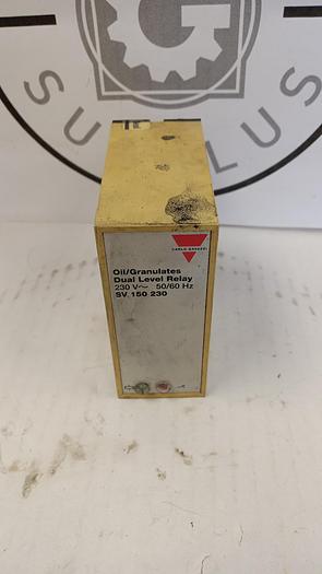Used Carlo Gavazzi SV150230 Dual Level Relay 230V 50/60Hz GHB10