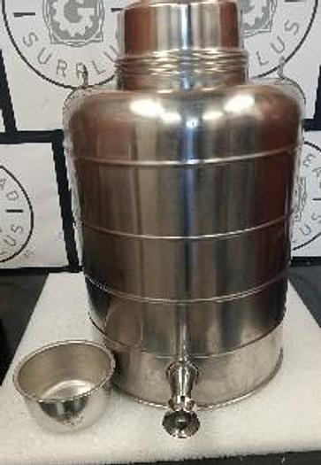 Used Vintage Carrollton 1 Gallon Mdl 441 Thermos Hot & Cold Cooler Jug GHA-144